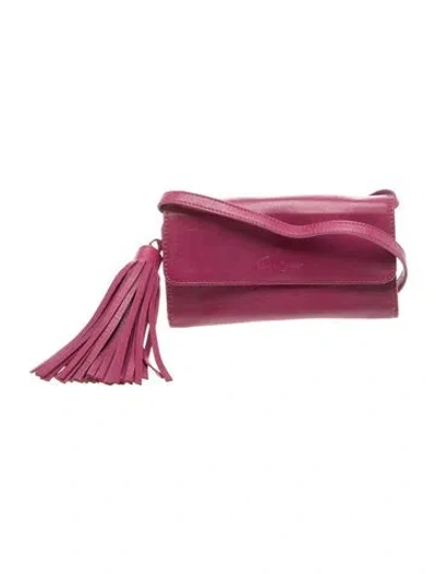Pre-owned Foley + Corinna Leather Clutch In Purple