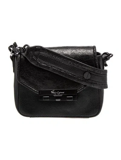 Pre-owned Foley + Corinna Leather Crossbody Bag Vintage W/ Tags In Black