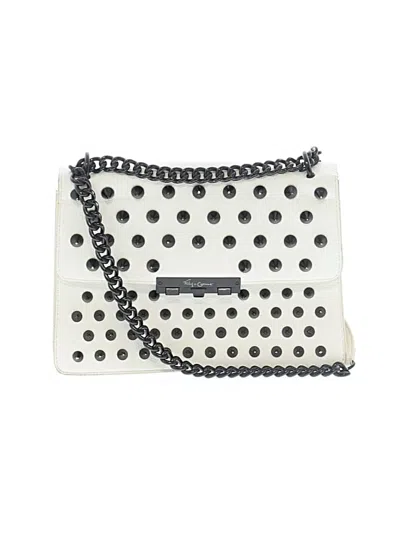 Pre-owned Foley + Corinna Leather Crossbody Bag In White