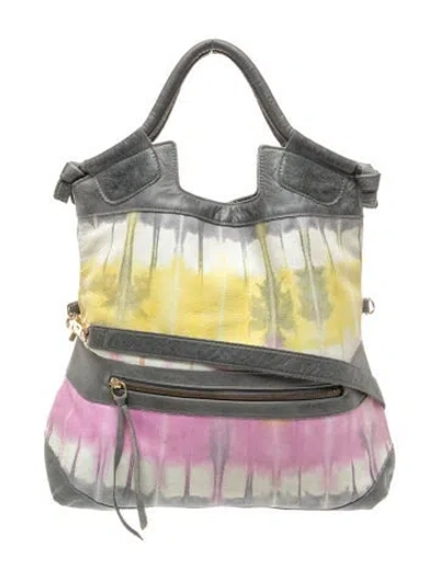 Pre-owned Foley + Corinna Leather Hobo In Gray