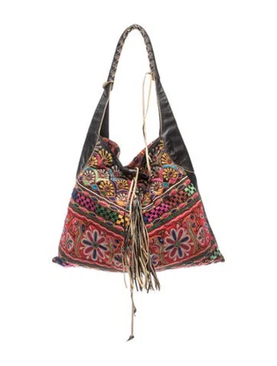 Pre-owned Foley + Corinna Leather Shoulder Bag In Black