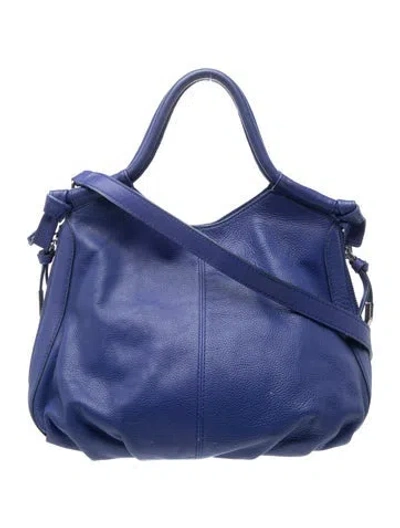 Pre-owned Foley + Corinna Leather Shoulder Bag In Blue