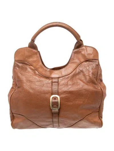 Pre-owned Foley + Corinna Leather Shoulder Bag In Brown