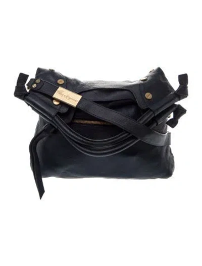 Pre-owned Foley + Corinna Leather Top Handle Bag In Blue