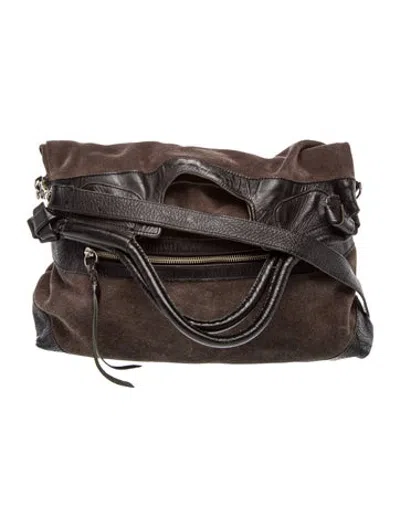 Pre-owned Foley + Corinna Leather Top Handle Bag In Brown
