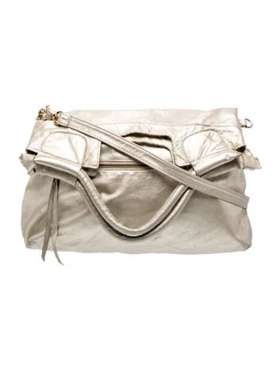 Pre-owned Foley + Corinna Leather Top Handle Bag In Neutral