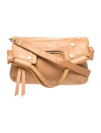 Pre-owned Foley + Corinna Leather Top Handle Bag In Neutrals