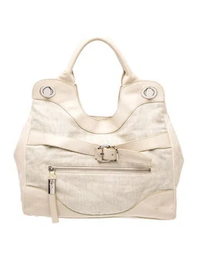 Pre-owned Foley + Corinna Leather Top Handle Bag In Neutrals