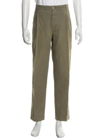Pre-owned Folk Chinos In Green