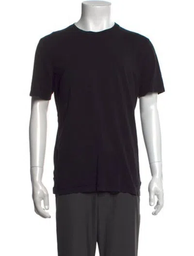Pre-owned Folk Crew Neck Short Sleeve T-shirt In Black