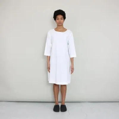 Folk Joana Day Dress In White