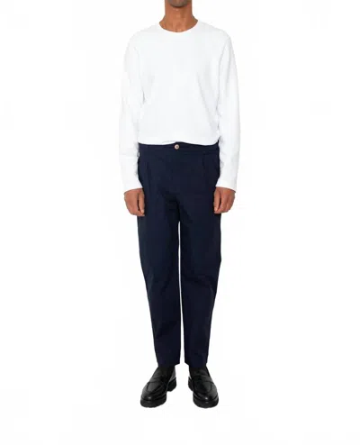 Folk Lean Assembly Pants In Ash Navy In Transparent