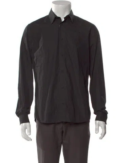 Pre-owned Folk Long Sleeve Shirt In Black