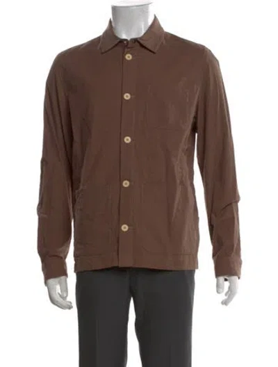 Pre-owned Folk Long Sleeve Shirt In Neutrals