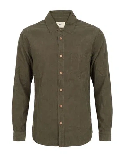 Folk Man Shirt Military Green Size 2 Cotton