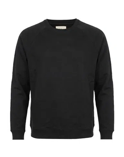 Folk Man Sweatshirt Black Size 2 Cotton