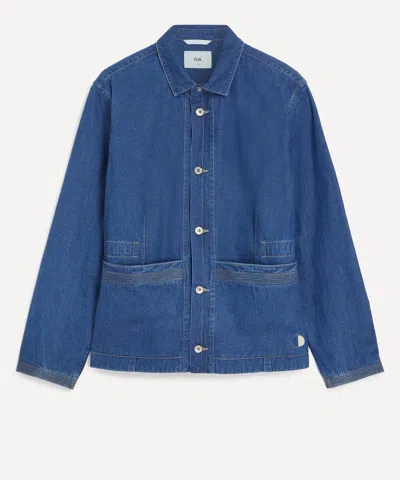 Folk Mens Anniversary Jacket In Blue