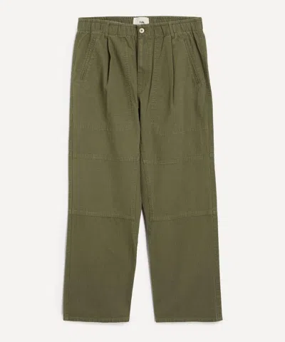 Folk Mens Assembly Utility Trousers In Green