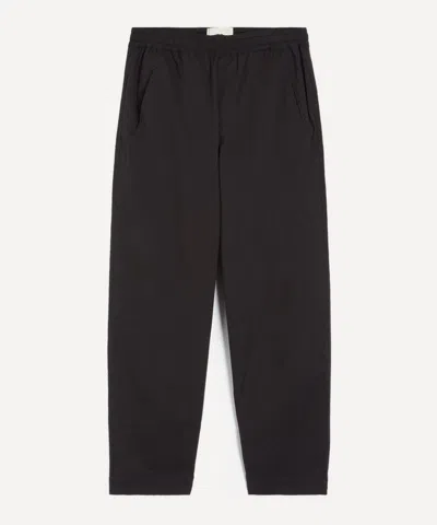 Folk Mens Drawcord Assembly Trousers In Black