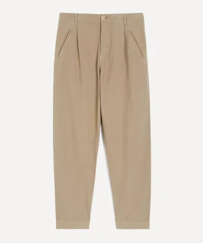 Folk Mens Khaki Assembly Trousers
