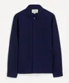 Folk Mens Patch Shirt In Blue