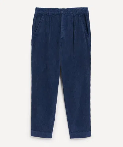 Folk Mens Signal Soft Blue Cord Trousers