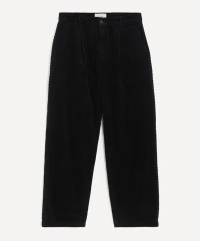 Folk Mens Midnight Navy Assembly Trousers In Black