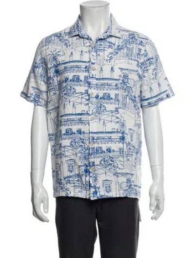 Pre-owned Folk Printed Short Sleeve Shirt In Multi