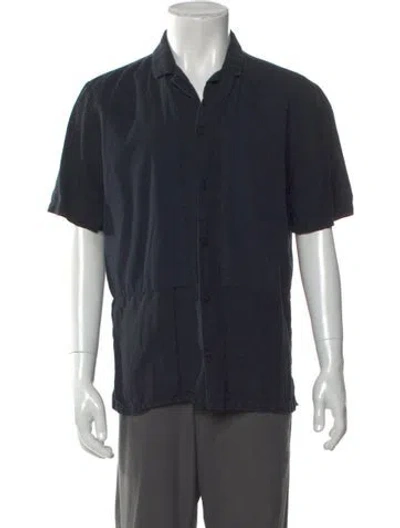Pre-owned Folk Short Sleeve Shirt In Blue