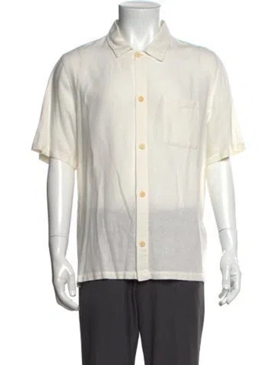 Pre-owned Folk Short Sleeve Shirt In White
