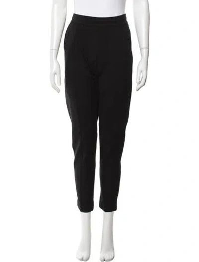 Pre-owned Folk Straight Leg Pants In Black