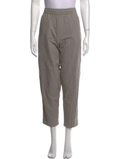 Pre-owned Folk Straight Leg Pants In Grey