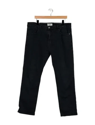Pre-owned Folk Straight-leg Jeans In Blue