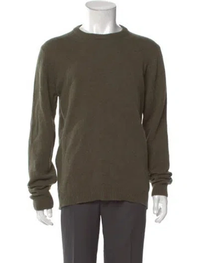 Pre-owned Folk Wool Crew Neck Pullover W/ Tags In Green