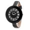 Folli Follie Leather Women's Watch In Black