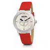 Folli Follie Red Leather Watch