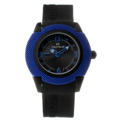 Folli Follie Silicone Women's Watch In Black