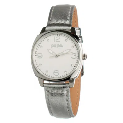 Folli Follie Leather Women's Watch In Grey