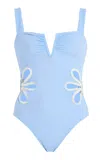 Follow Suit Exclusive The Flora Cutout One-piece Swimsuit