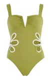 Follow Suit Exclusive The Flora Cutout One-piece Swimsuit