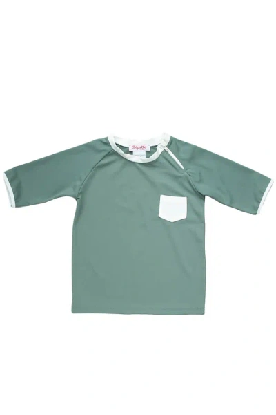 Folpetto Boys Rash Guard With Upf 50+ Protection In Green