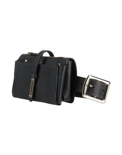 Fontana Milano 1915 Woman Belt Bag Black Size - Leather
