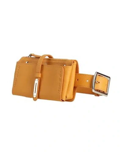 Fontana Milano 1915 Woman Belt Bag Orange Size - Leather