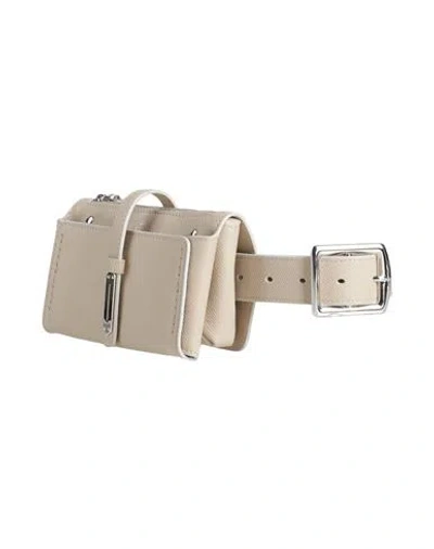 Fontana Milano 1915 Woman Belt Bag Sand Size - Leather In Beige
