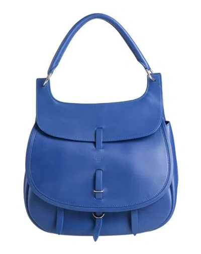 Fontana Milano 1915 Woman Handbag Blue Size - Leather