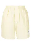 Foo And Foo Logo-patch Cotton Short In White