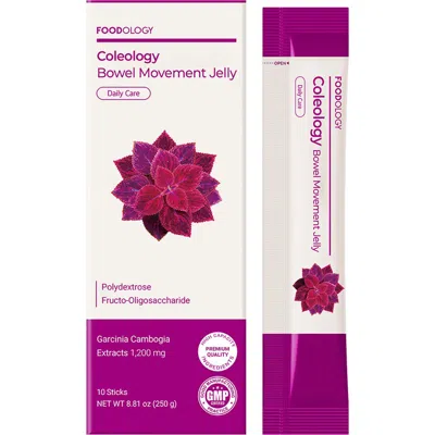 Foodology Coleology Bowel Movement Jelly 10 Sticks In Purple