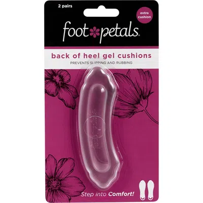 Foot Petals 2-pack Back Of Heel Gel Cushions In Pink