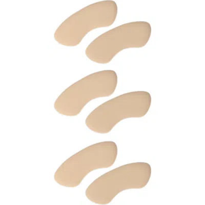 Foot Petals 3-pack Back-of-heel Cushions In Khaki