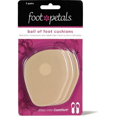 Foot Petals 3-pack Ball-of-foot Cushions In Khaki